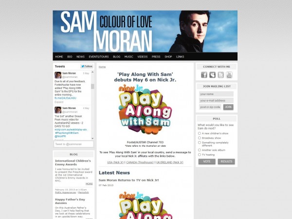 sam moran home page