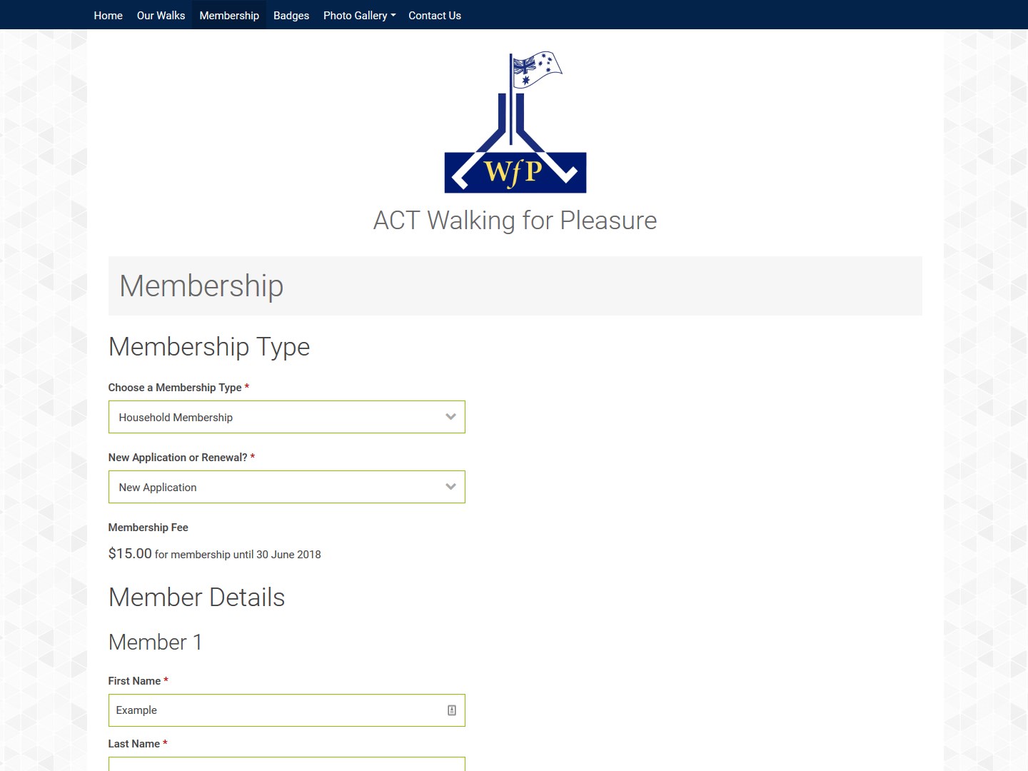 Membership Form